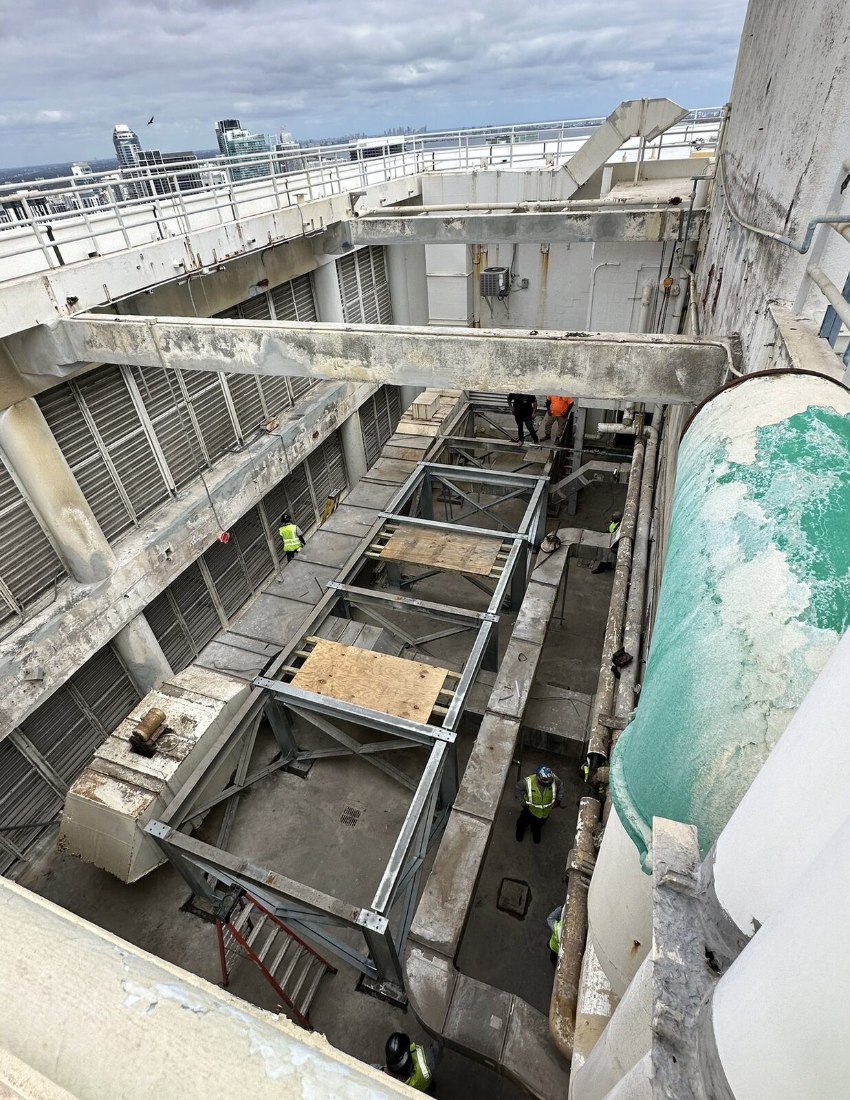 Miami Tower RTU Stand Frames — photo 3